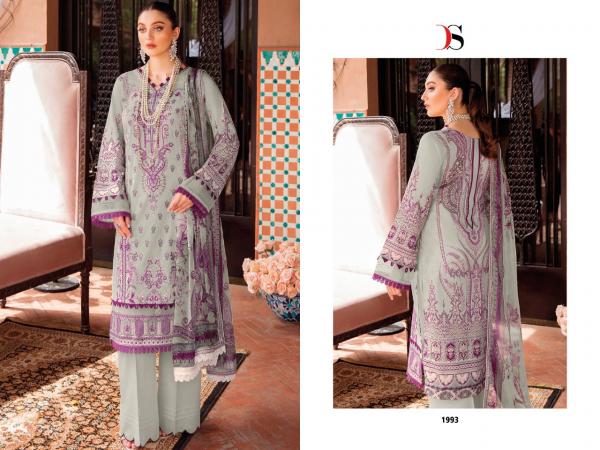 Deepsy Cheveron Lawn 4 Cotton Designer Pakistani Suit Collection